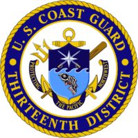 U.S. Coast Guard 13th District's Official Logo.
